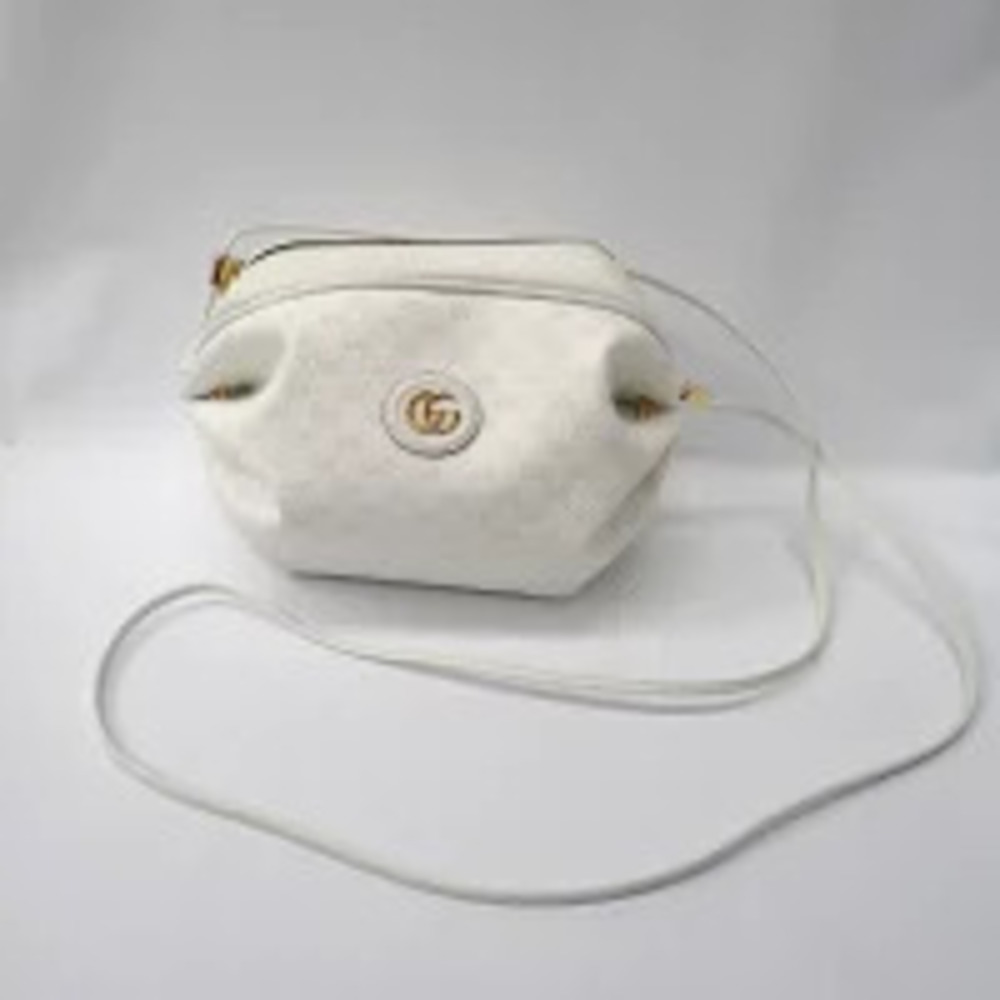 Gucci GG Shoulder Candy Bag White